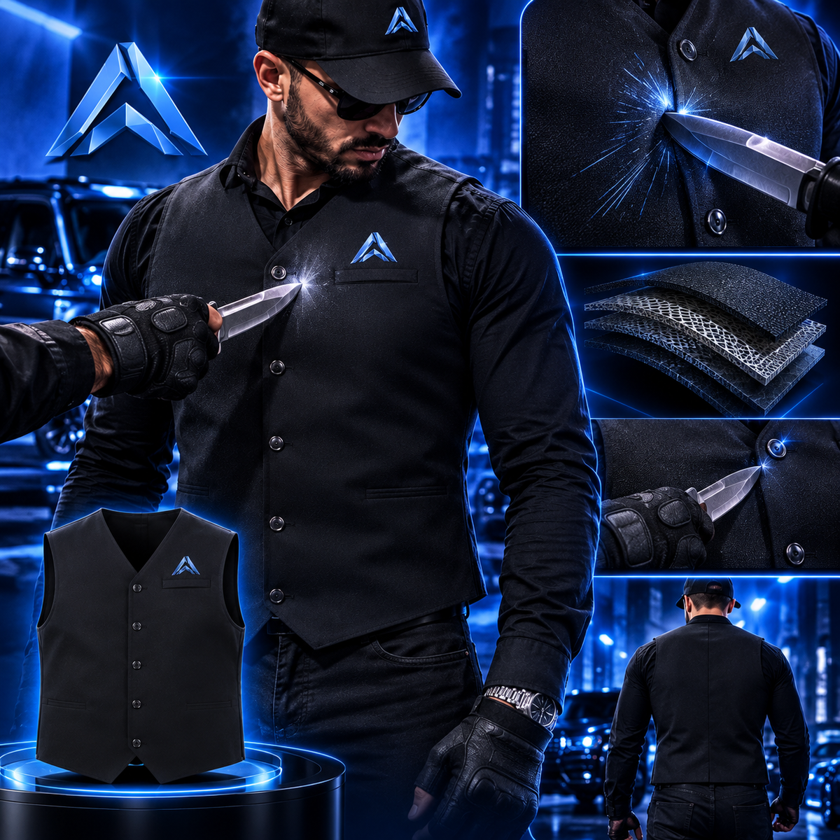 AUVRIVO Guardian™ – Stab-Resistant Protective Vest